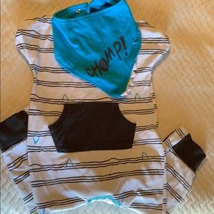 Cat & Jack Shark Tooth Bodysuit